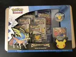 Pokemon Celebrations Deluxe Pin Collection (Zacian LV. X) - Image 1