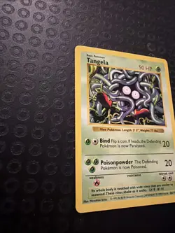 Pokemon Tangela 066/102 Base Set (Shadowless) Regular Vintage JBT01 - Image 3