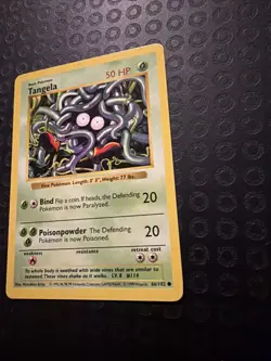 Pokemon Tangela 066/102 Base Set (Shadowless) Regular Vintage JBT01 - Image 4