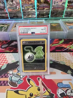 2000 POKEMON ROCKET 1ST EDITION #82 POTION ENERGY NM-MT PSA 8 - Image 3