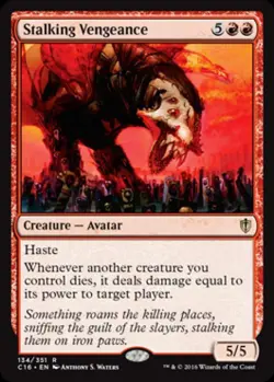 Stalking Vengeance - Medium Play MTG Commander 2016 Edition - Image 1