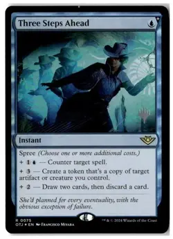 MTG - Three Steps Ahead - Promo - OTJ 75 - Non Foil - NM - Image 1
