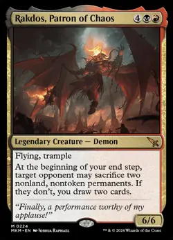 MTG Rakdos, Patron of Chaos ** Murders at Karlov Manor ** English - Image 1