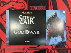Magic The Gathering Secret Lair X God Of War - Norse - Non Foil - Sealed - Image 1