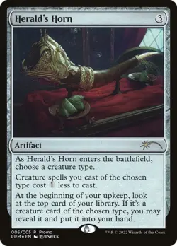 Herald's Horn (Year of the Tiger 2022) Unique and Miscellaneous Promos Foil for sale online - Image 1