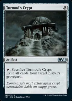 Tormod's Crypt - Light Play MTG Magic 2021 Core Set - Image 1