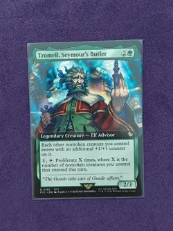 Tromell, Seymour's Butler (Extended Art) Final Fantasy Regular 0162 MTG - Image 1