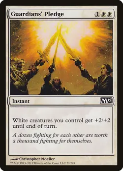 Core Set 2012 Guardians' Pledge MTG Magic the Gathering NM - Image 1