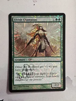 Elvish Champion Scholarship Series Foil MTG Junior Series Promo Lp - Image 1