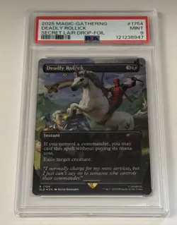 Deadly Rollick (Rainbow Foil) Secret Lair Drop Foil PSA 9 - Image 1