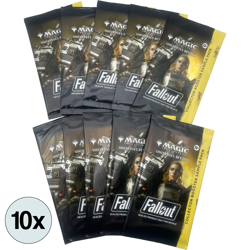 MTG Fallout Collector Booster Sample Pack Lot of 10 New Sealed Magic Bundle PIP - Image 1