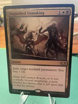 2024 Anguished Unmaking - Commander: Tarkir: Dragonstorm TDC - 279 - MTG Magic - Image 3