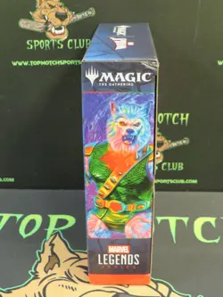 NEW SEALED MTG MAGIC SPIDER-MAN MAN-WOLF MARVEL LEGENDS SERIES FIGURE B CG4 - Image 3