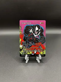 MTG: Savage Beating (Borderless) #0026Marvel Universe Eternal-Legal Regular - Image 1