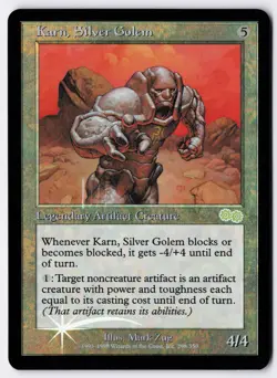 Karn, Silver Golem - Foil - MTG Arena League 1999 Promo - RareCo - Image 1