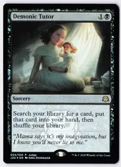Demonic Tutor - Foil - MTG Judge Promo - RareCo - Image 1
