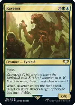 Ravener (Surge Foil) -Foil Near Mint MTG Universes Beyond: Warhammer 40K - Image 1