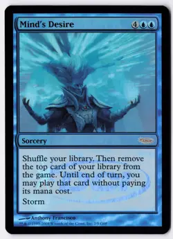 Mind's Desire - Foil - MTG Judge Promo - RareCo - Image 1