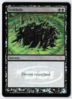 Sinkhole - Foil - MTG Judge Promo - RareCo - Image 1