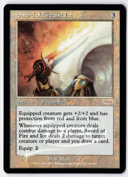 Sword of Fire and Ice - Foil - MTG Judge Promo - RareCo - Image 1