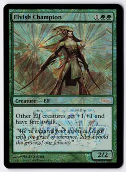 Elvish Champion (Scholarship Series) - Foil - MTG Junior Series Promo - RareCo - Image 1