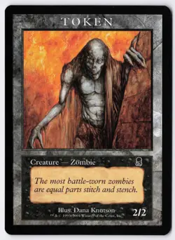 Zombie Token (Odyssey) - MTG Magic Player Rewards 2002 - RareCo - Image 1