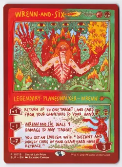 Wrenn and Six - Borderless - MTG Secret Lair Showdown - RareCo - Image 1