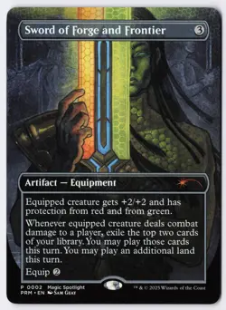 Sword of Forge and Frontier - Borderless - MTG Magic Spotlight: Dragons - RareCo - Image 1