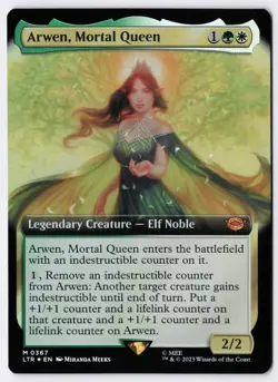 Arwen, Mortal Queen - Foil - Extended Art - MTG Universes Beyond: LOTR - RareCo - Image 1