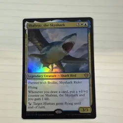 MTG Shabraz, the Skyshark x1 NM *FOIL* from C20 - Image 1