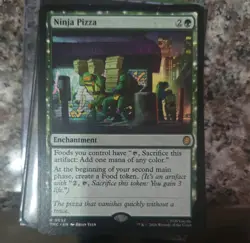 Ninja Pizza - 32 - MTG: Teenage Mutant Ninja Turtles - Rare - Regular - Image 1