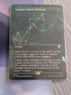 Magic | LTC | Legolas's Quick Reflexes (Borderless) | 493 | NM | Foil - Image 1
