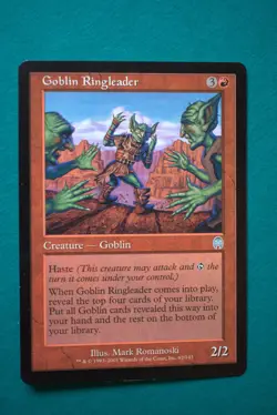 Goblin Ringleader - MTG - Apocalypse - Never Played - Magic The Gathering - Image 1