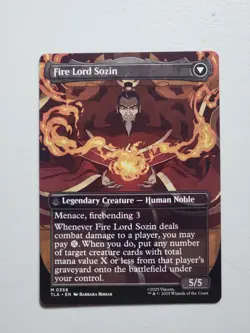 The Rise of Sozin Borderless Avatar: The Last Airbender Non-Foil MTG - Image 2