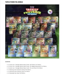 Magic The Gathering Secret Lair TMNT “Turtle Power Foil Bundle” SHIPS TODAY - Image 1