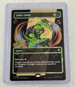 Super Combo - Surge Foil - Sorcery - Borderless Teenage Mutant Ninja Turtles MTG - Image 1