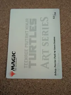 MTG Bebop, Porcine Punk #52/54 (Gold-Stamped Signature) TMNT Art Series - Image 2