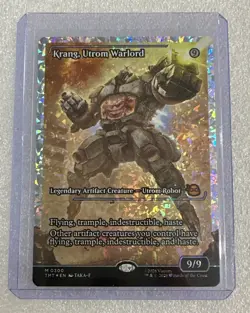 Krang, Utrom Warlord (Showcase) (Fracture Foil) Teenage Mutant Ninja Turtles MTG - Image 1