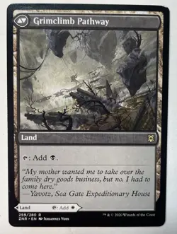 MTG Brightclimb Pathway Grimclimb Pathway, Zendikar Rising 259/280 Regular NM - Image 1