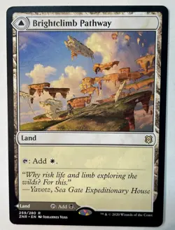 MTG Brightclimb Pathway Grimclimb Pathway, Zendikar Rising 259/280 Regular NM - Image 2
