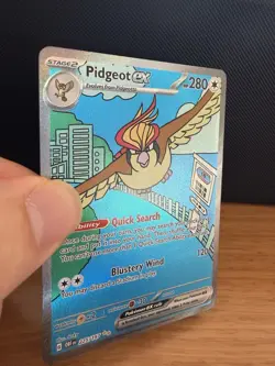 Pidgeot ex - 225/197 - *SIR* - Obsidian Flames - Pokemon TCG - Mint - Image 2