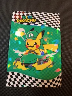 Luigi Pikachu - Cracked Ice Holo - Electric Pikachu Database - Pokemon Peru - Image 1