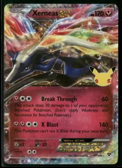 Xerneas EX #97/146 Celebrations: Classic Collection Pokemon (1G) - Image 1