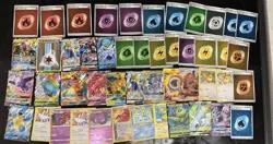 Mixed Pokemon Card Lot Tag Team & 21 Holo Swirl Energy From 151 Set- All LP-NM - Image 1