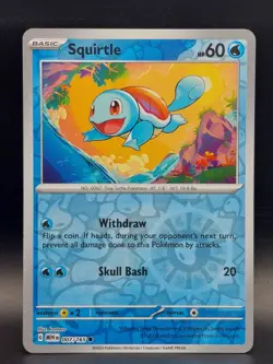 Squirtle 007/165 Sv: Scarlet & Violet Pokemon 151 Reverse Holo | TCG - Image 1