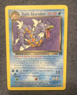 Dark Gyarados #25/82 - Pokemon Team Rocket Set - Unlimited Non Holo Rare - Image 1