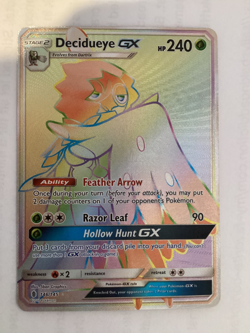 Pokemon 2017 Decidueye GX Sun&Moon Guardians Rising 146/145 Holo Secret Rare - Image 1