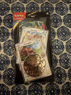 Pokemon TCG Phantasmal Flames Premium Checklane Blister[Arven's Greedent] Sealed - Image 1