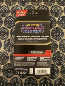 Pokemon TCG Phantasmal Flames Premium Checklane Blister[Arven's Greedent] Sealed - Image 2