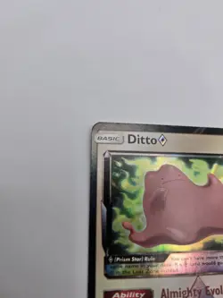 Pokemon TCG Ditto Prism Star 154/214 SM Lost Thunder Holo Rare - Image 2